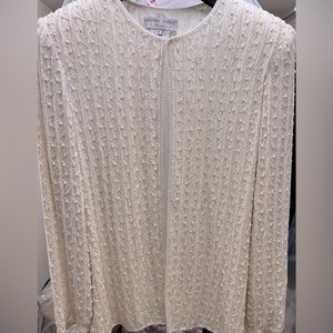 Adrianna Papell Evening Collection Beaded Jacket, Size XL